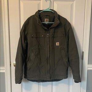 Carhartt Mens Dark Green Jean Jacket size medium